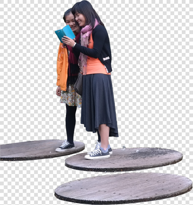 Two Asian Girls Cutout People Cutout  Cut Out People   HD Png DownloadTransparent PNG