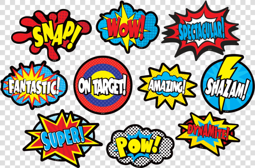 Clingy Thingies Superhero Sayings Accents   Superhero Sayings Accents  HD Png DownloadTransparent PNG