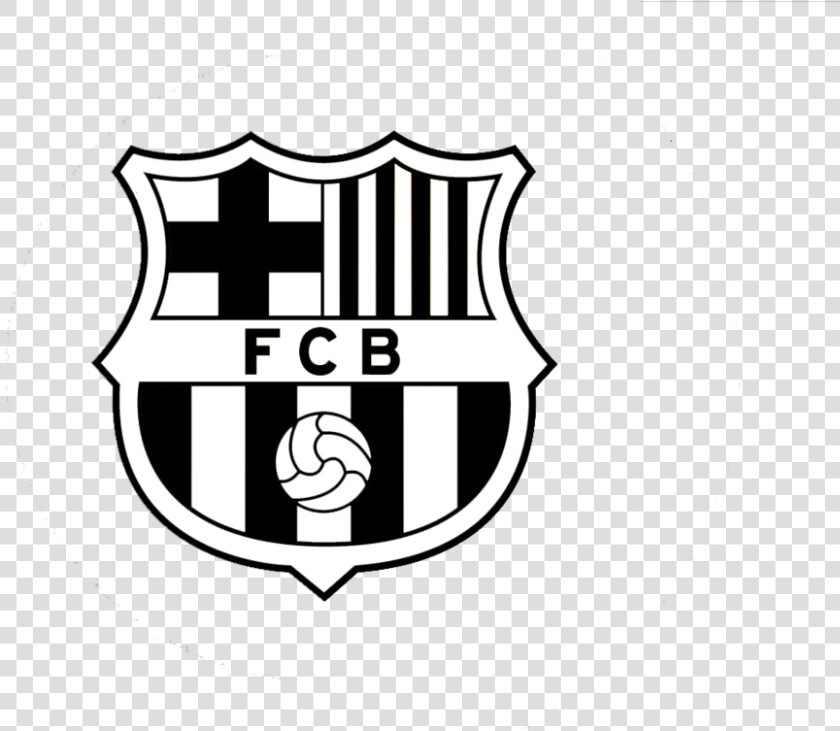 Barca Logo Png   Fc Barcelona Black And White  Transparent PngTransparent PNG