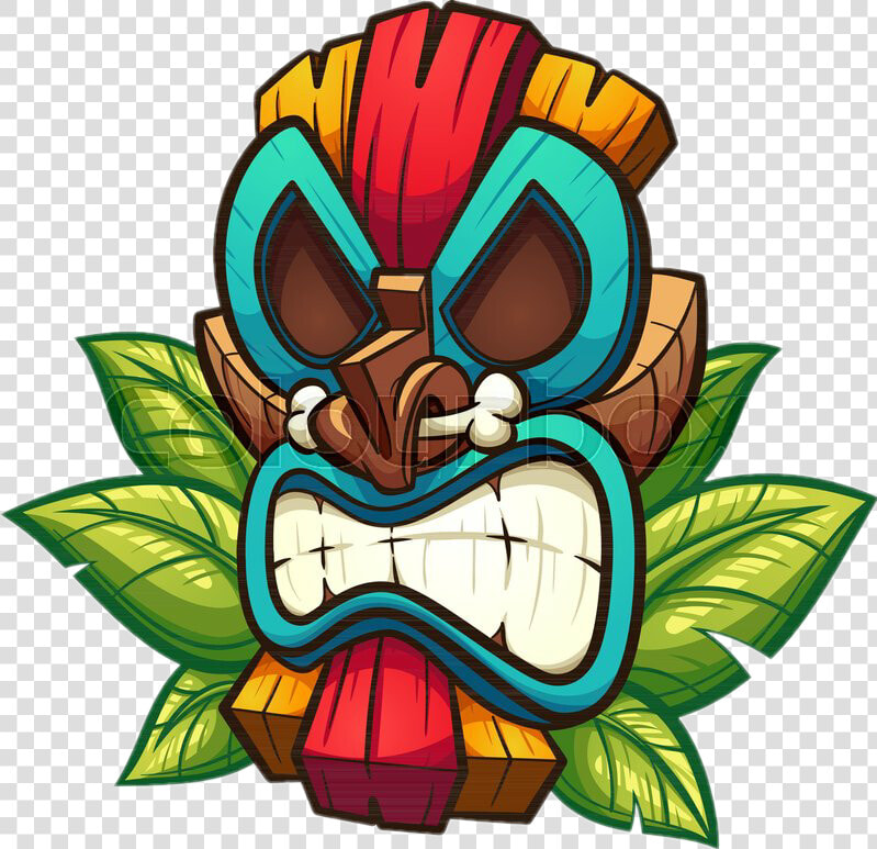  mascara Tiki   Tiki Mask  HD Png DownloadTransparent PNG