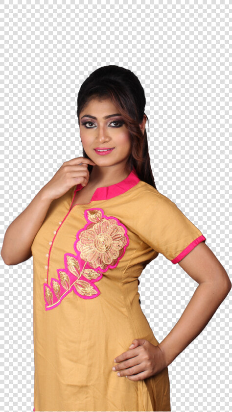 Cotton Embroidered Kurti   Photo Shoot  HD Png DownloadTransparent PNG