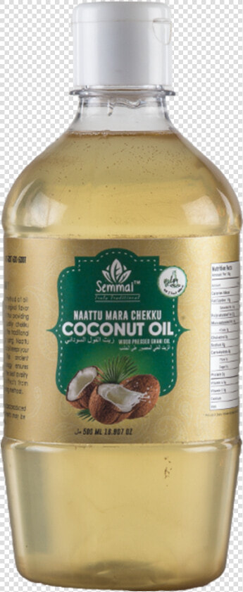 Coconut Oil 500ml   Glass Bottle  HD Png DownloadTransparent PNG