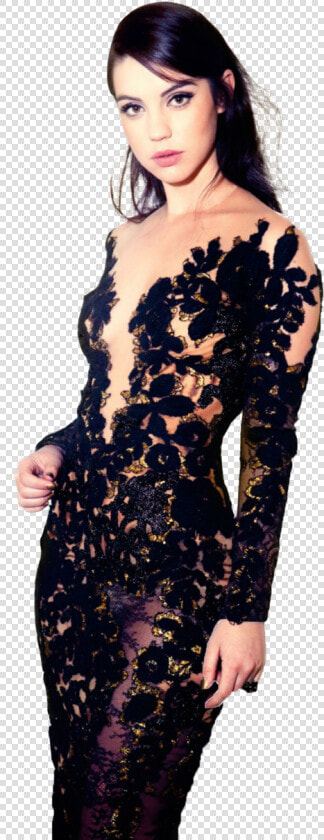 Thumb Image   Adelaide Kane Black Dress  HD Png DownloadTransparent PNG