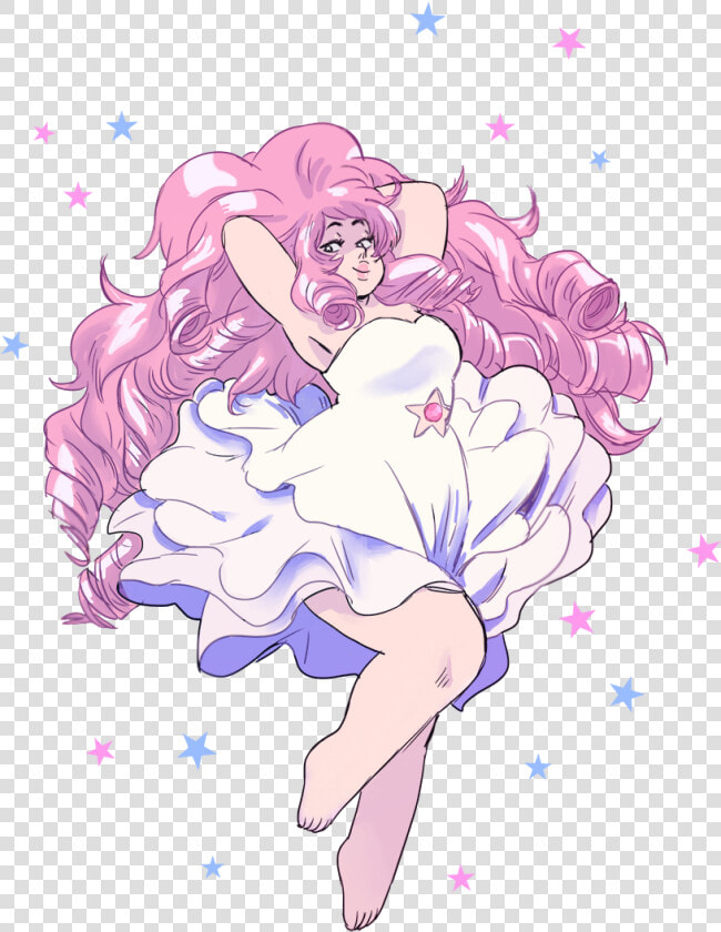 Rose Quartz Steven Universe A Draw   Steven Universe Rose Drawing  HD Png DownloadTransparent PNG