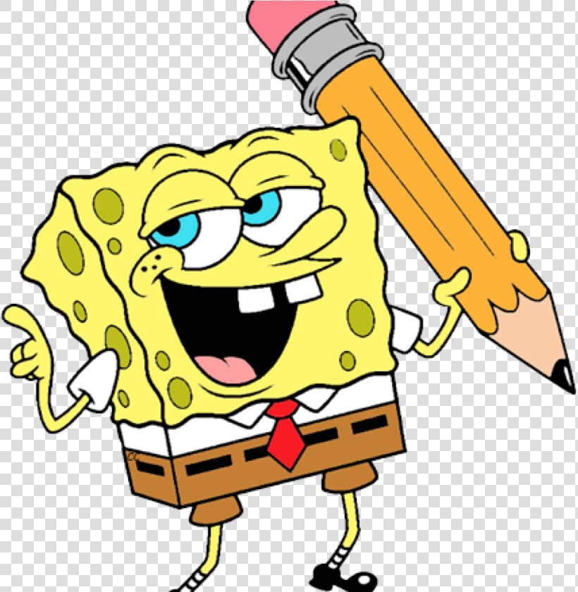 Spongebob Clipart Spongebob Squarepants Clip Art Cartoon   Transparent Background Spongebob School Png  Png DownloadTransparent PNG