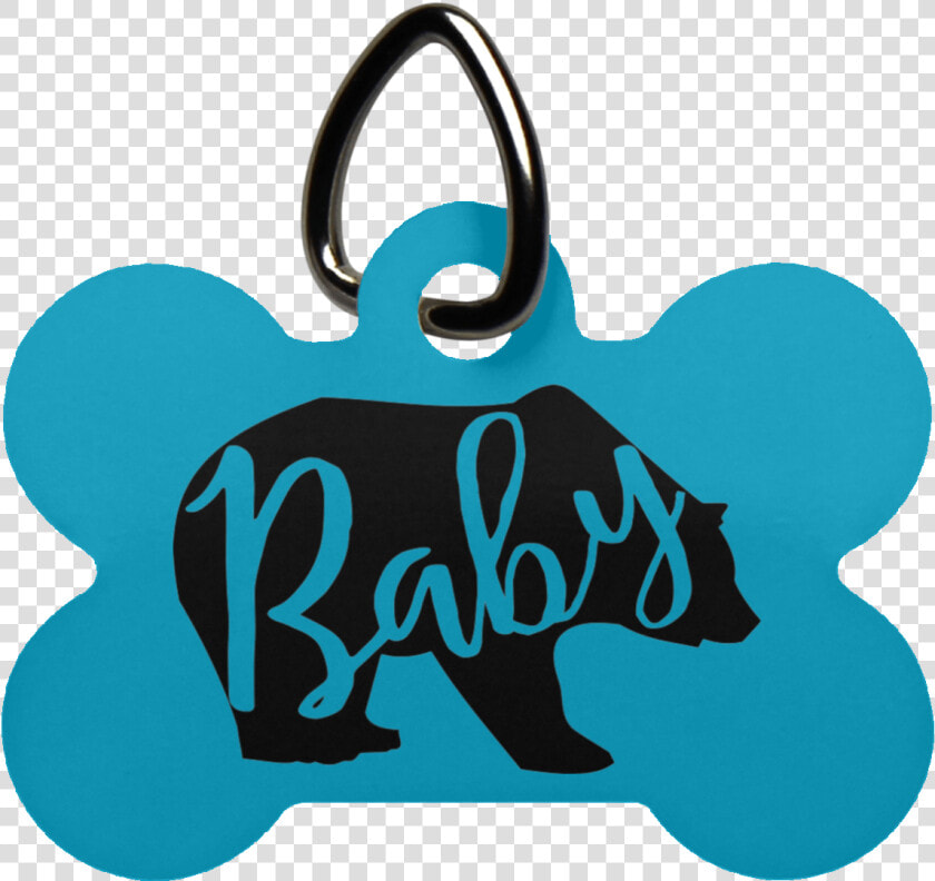 Baby Bear Dog Bone Pet Tag  Pets  HD Png DownloadTransparent PNG