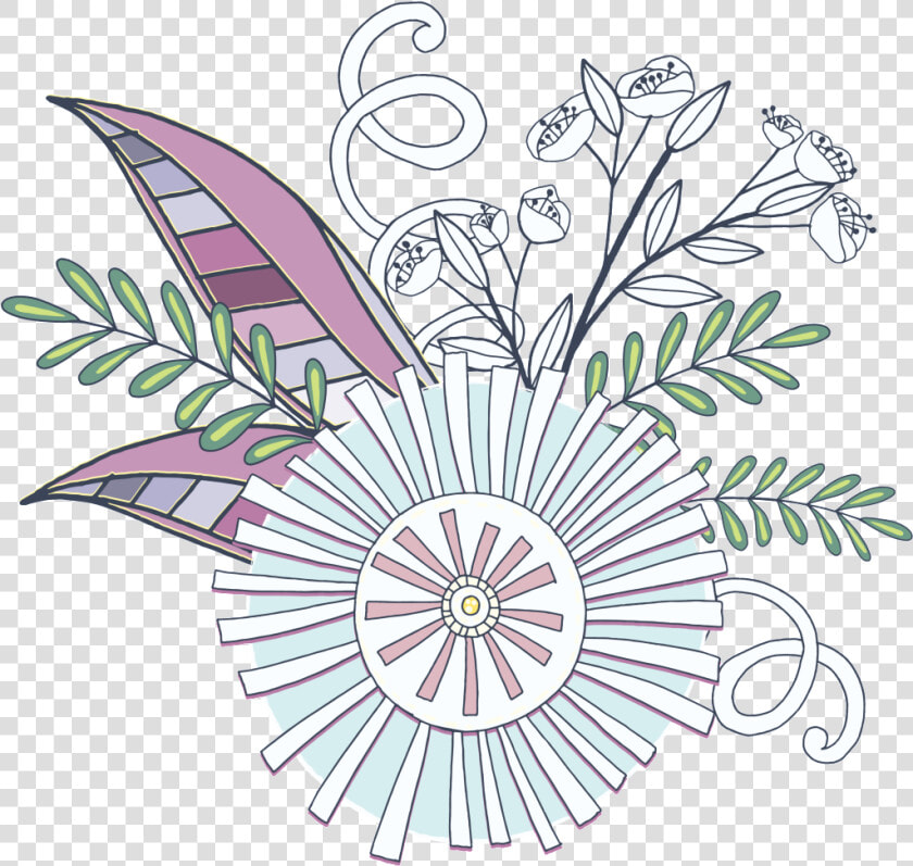 Hand Painted Spring Flower Png Transparent   Rosa Glauca  Png DownloadTransparent PNG