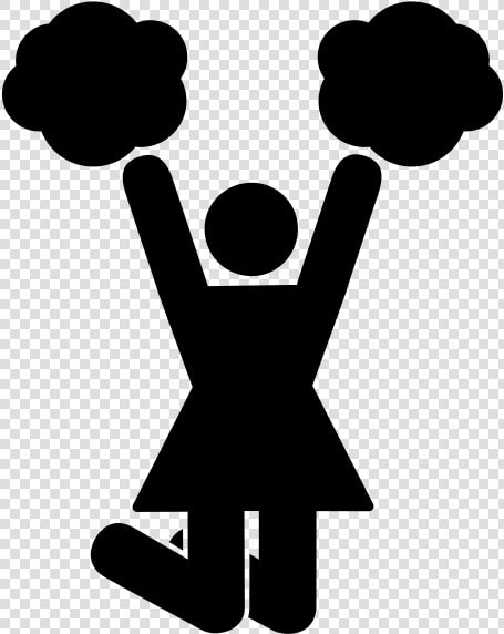 Cheerleader Icon  HD Png DownloadTransparent PNG