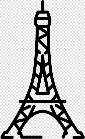 Paris Clipart Sketch For Free Download And Use In Presentations   Eiffel Tower Icon Transparent  HD Png DownloadTransparent PNG