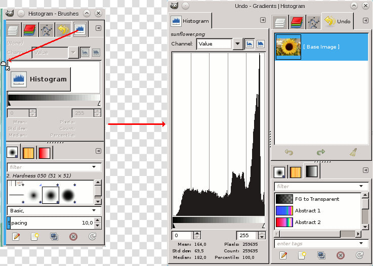 Anclar Un Diálogo Al Borde De Un Empotrable   Layers Dock Gimp  HD Png DownloadTransparent PNG