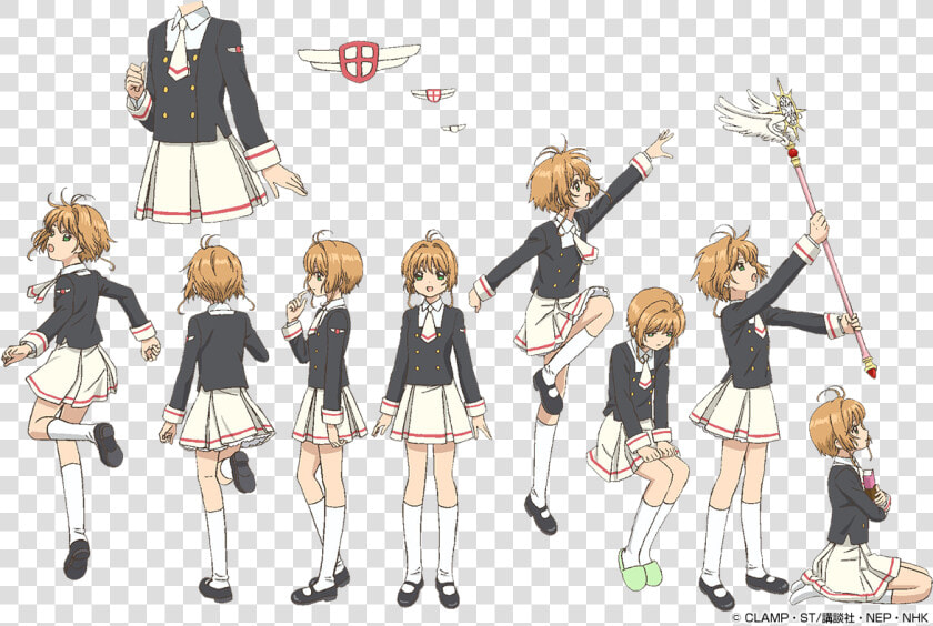 Sakura Card Captor Clear Card Uniform  HD Png DownloadTransparent PNG