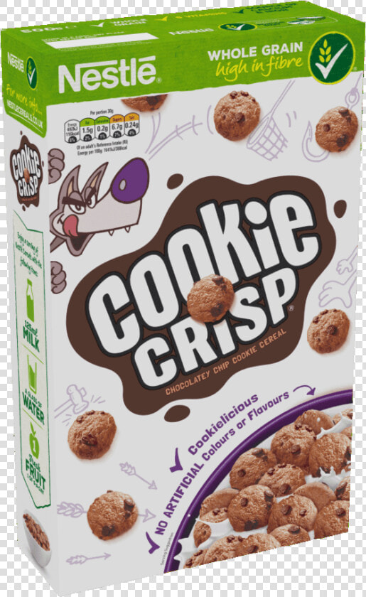 Transparent Cereal Box Png   Cookie Crisp Cereal Box  Png DownloadTransparent PNG