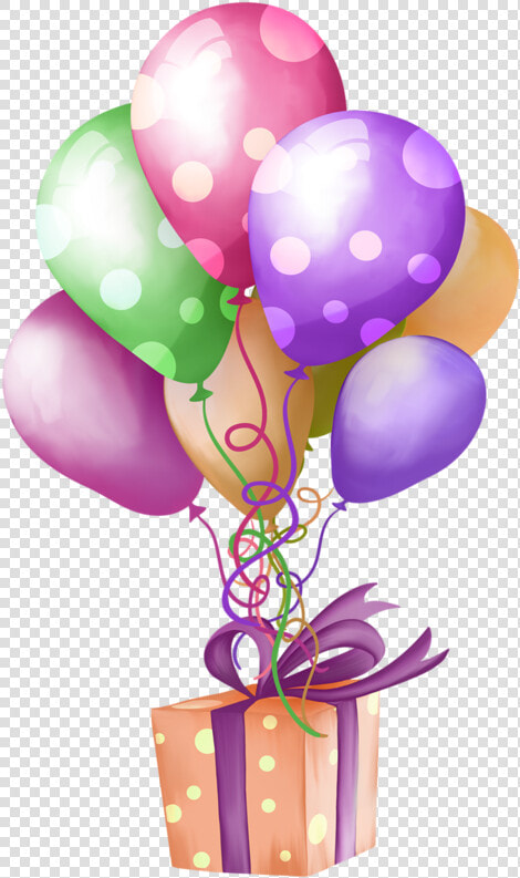 Joyeux Emoji Birthday   Birthday Balloons And Presents  HD Png DownloadTransparent PNG