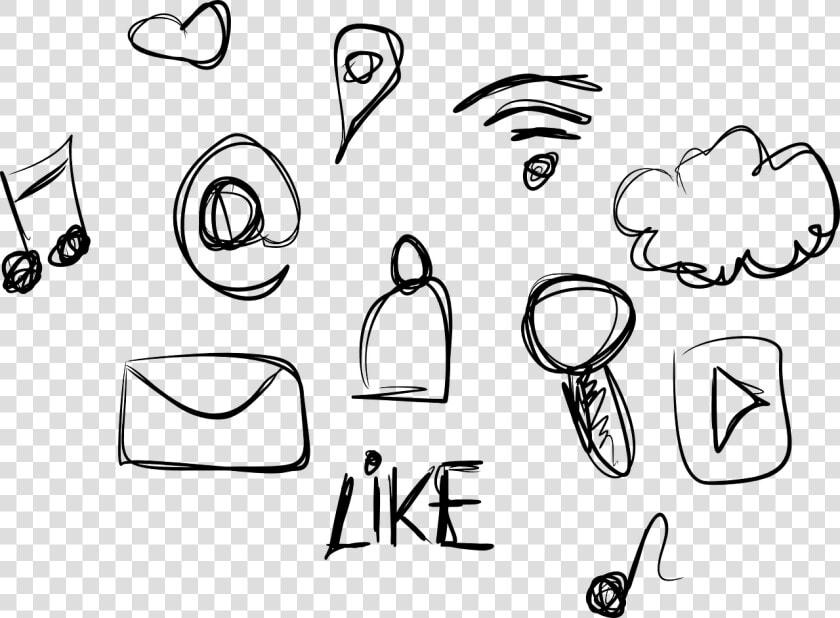 Social  Social Media  Media  Www  Icons  Icon   Social Icons Drawing Png  Transparent PngTransparent PNG