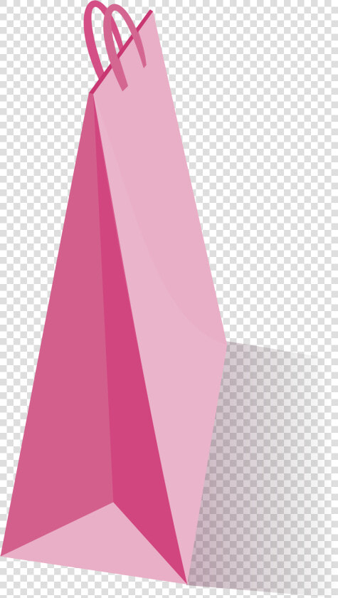 Pink triangle brand   Bolsas De Papel Rosadas Png  Transparent PngTransparent PNG