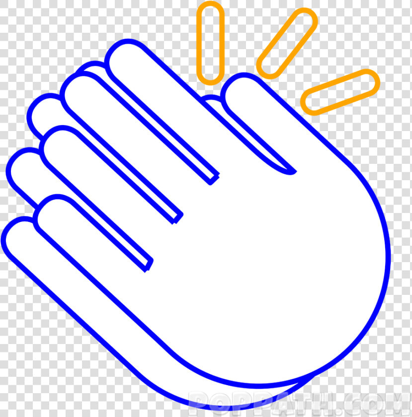 Clapping Hands Drawing Easy  HD Png DownloadTransparent PNG