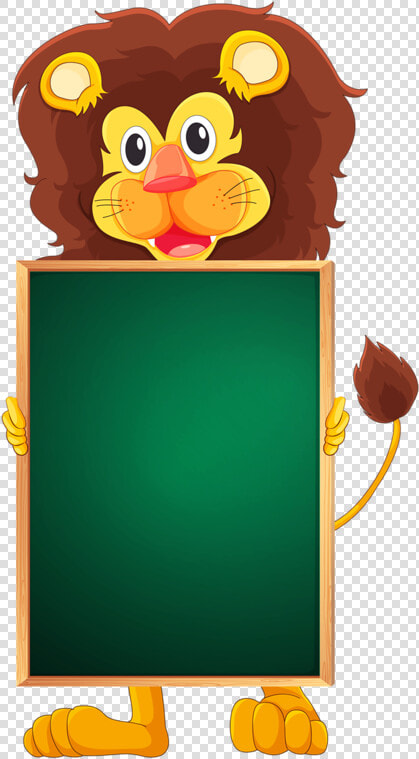 Animal Wall Mural  Frame Fun Clipart   Png Download   Bear Holding An Empty Board  Transparent PngTransparent PNG