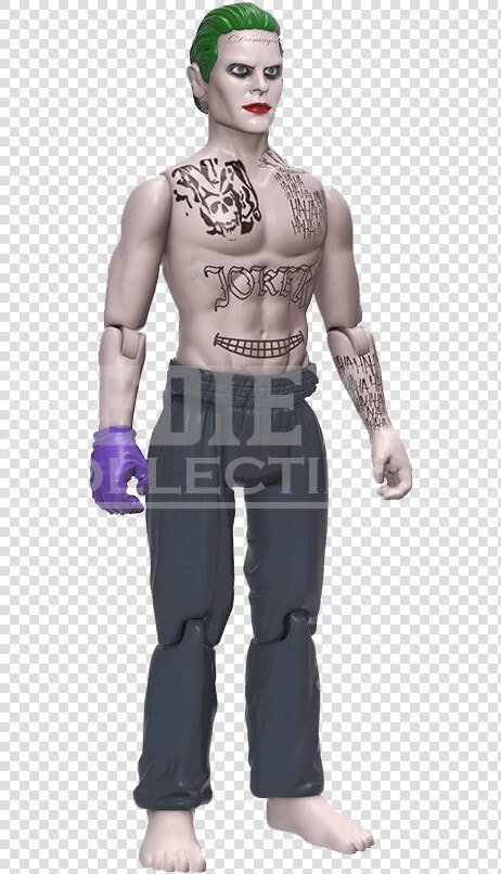 Suicide Squad Joker Png High quality Image   Action Figure Suicide Squad Shirtless Joker  Transparent PngTransparent PNG