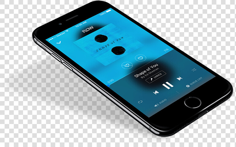 Flow Iphone Tablet   Deezer Iphone X  HD Png DownloadTransparent PNG