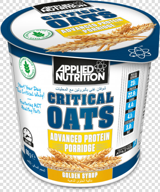 Critical Oats   Applied Nutrition Critical Oats  HD Png DownloadTransparent PNG