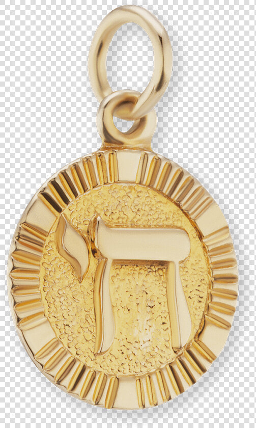 14k Gold Chai Circle Pendant   Locket  HD Png DownloadTransparent PNG