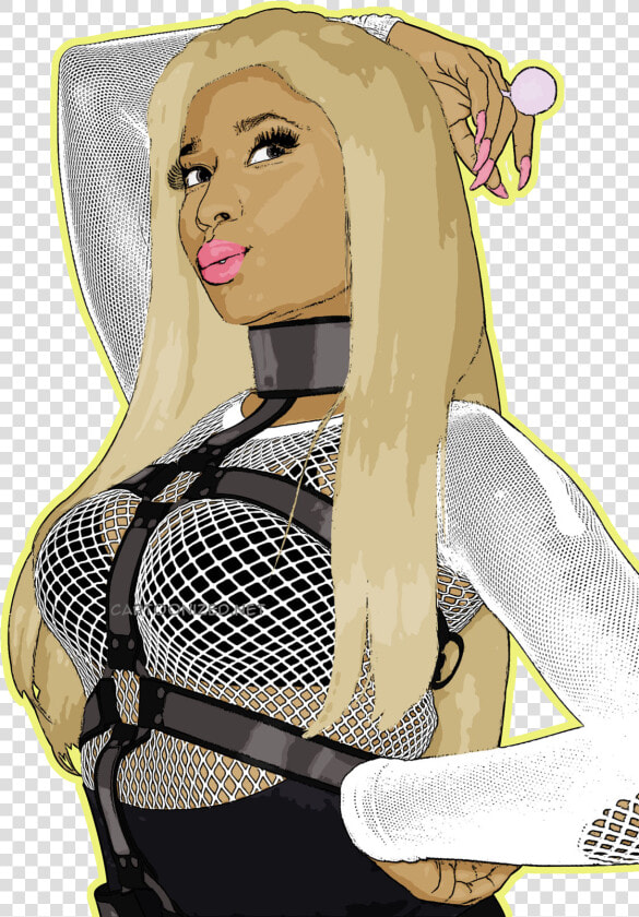 Nicki Minaj Png Image Download   Cartoon Pictures Of Nicki Minaj  Transparent PngTransparent PNG