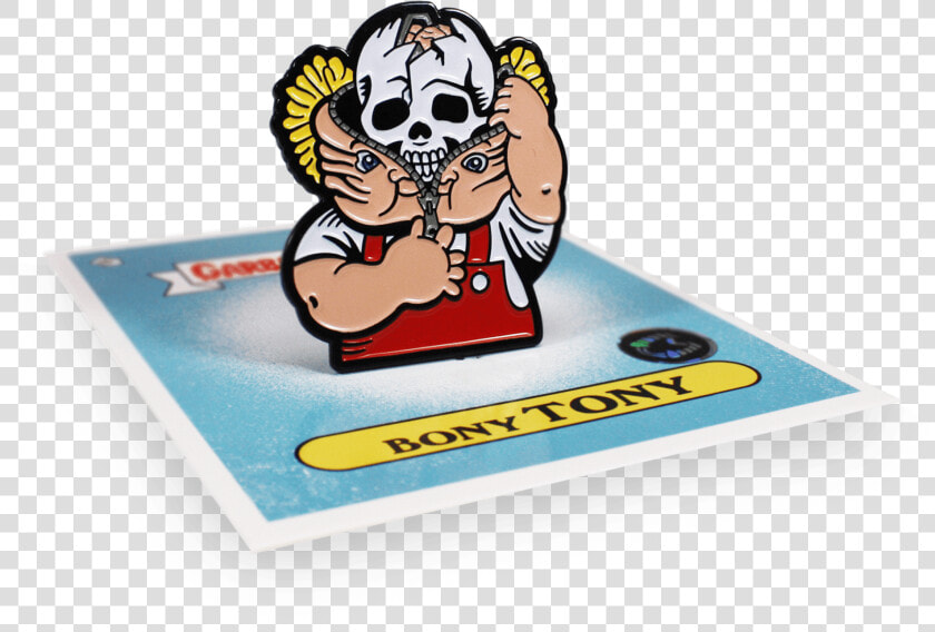 Garbage Pail Kids® Bony Tony Enamel Pin Class   Garbage Pail Kids Pin  HD Png DownloadTransparent PNG