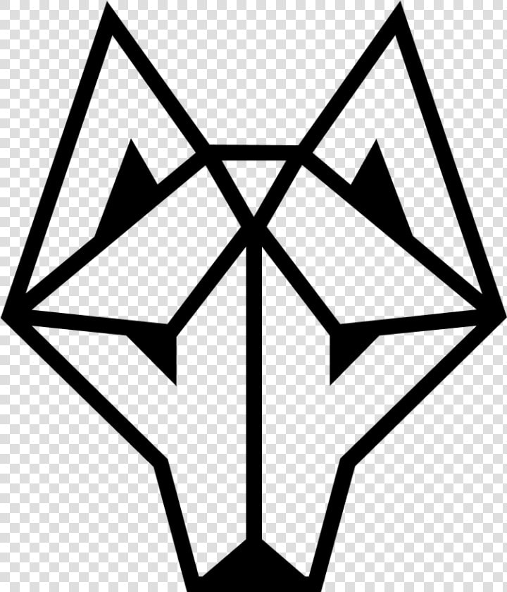 Easy Simple Wolf Symbol   Transparent Cartoons   Easy Simple Wolf Drawing  HD Png DownloadTransparent PNG