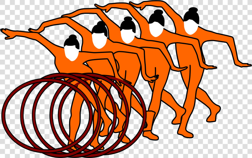 Rhythmic Gymnastics Whole Set Of Rhythmic Clip Arts   Rhythmic Gymnastics  HD Png DownloadTransparent PNG