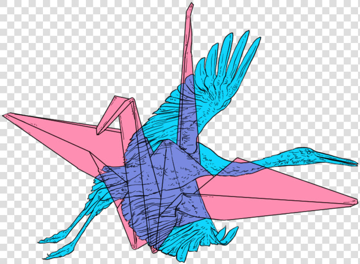 Transparent Origami Crane Clipart   Origami Paper  HD Png DownloadTransparent PNG