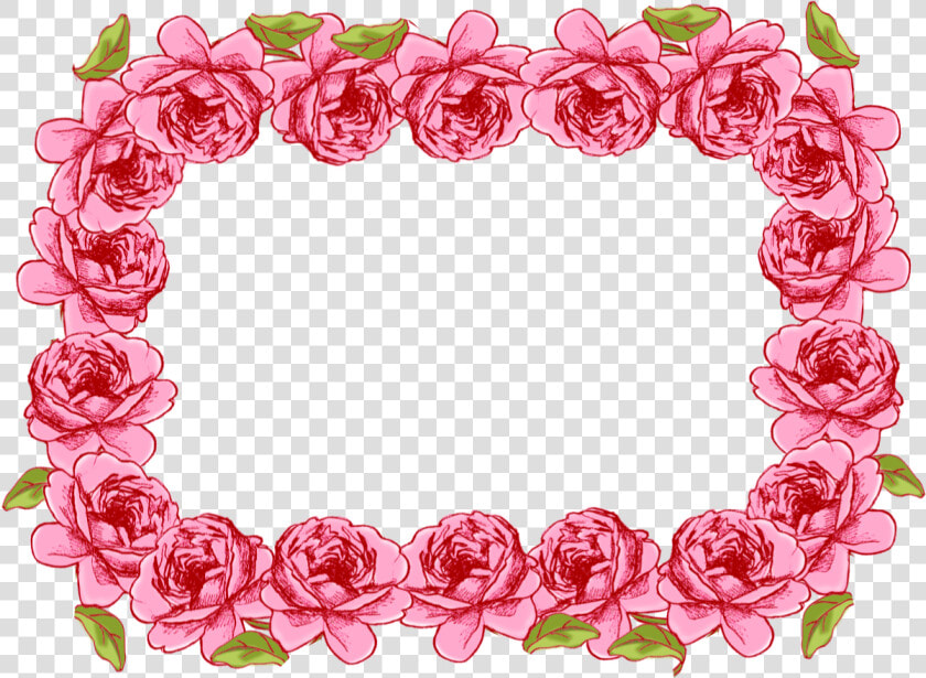 Garland Frame Transparent Png   برواز فارغ  Png DownloadTransparent PNG