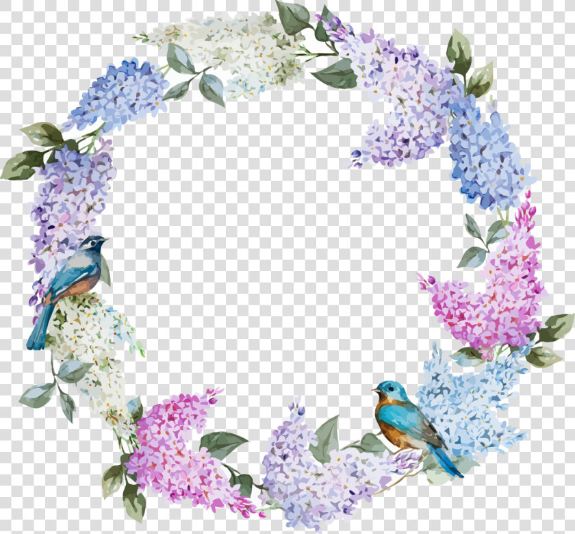 Romantic Flower Circle Transprent   Flower Circle Png Purple  Transparent PngTransparent PNG