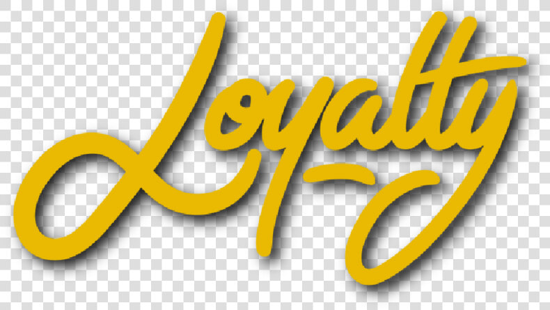 Gold Loyalty Signature Sticker   Calligraphy  HD Png DownloadTransparent PNG