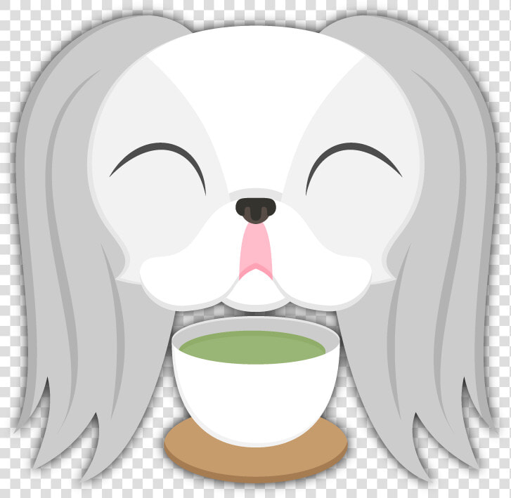 Japanese Chin Emoji Stickers Are You A Japanese Chin   Cartoon  HD Png DownloadTransparent PNG