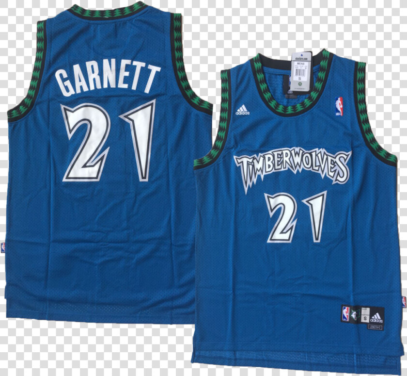 Blue Minnesota Garnett   Kevin Garnett Timberwolves Jersey  HD Png DownloadTransparent PNG