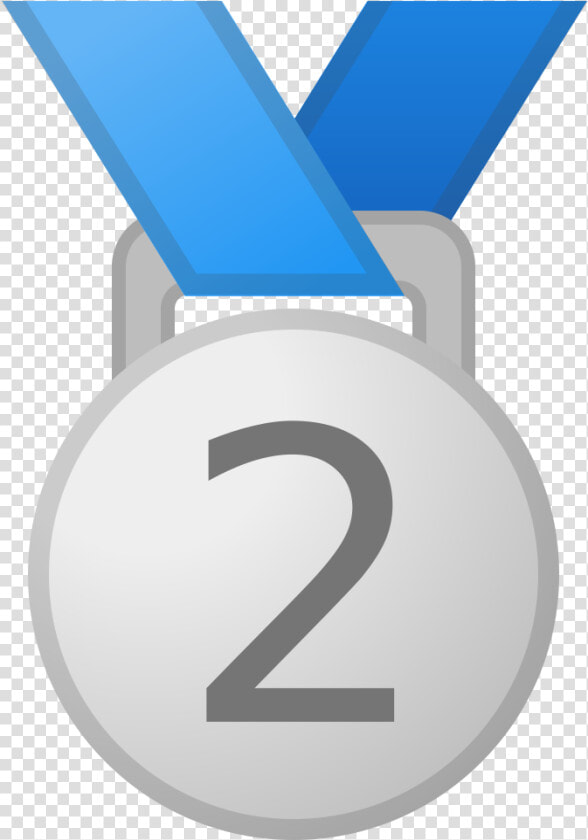 2nd Place Medal Icon   Medal Emoji Messenger  HD Png DownloadTransparent PNG