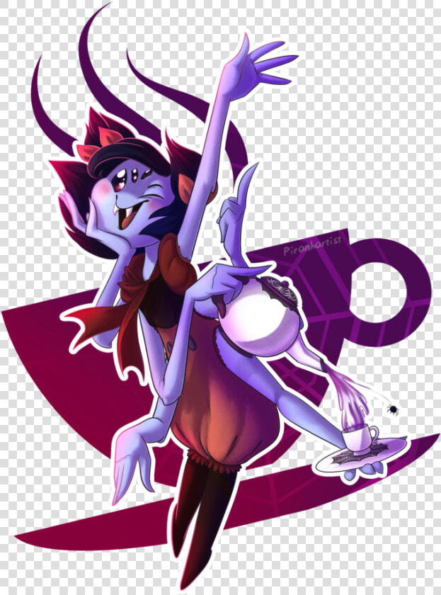 The Lovely Miss Muffet By Piranhartist   Undertale Muffet Lewd  HD Png DownloadTransparent PNG