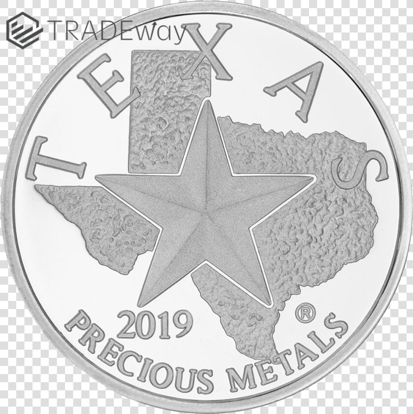 Tw 2019 Texas Silver Round Obverse  HD Png DownloadTransparent PNG