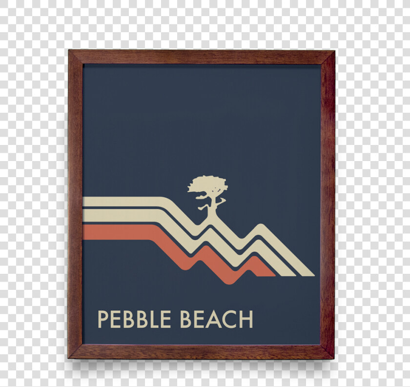 Pebble Beach Waves Navy Giclée Print Data Image  HD Png DownloadTransparent PNG