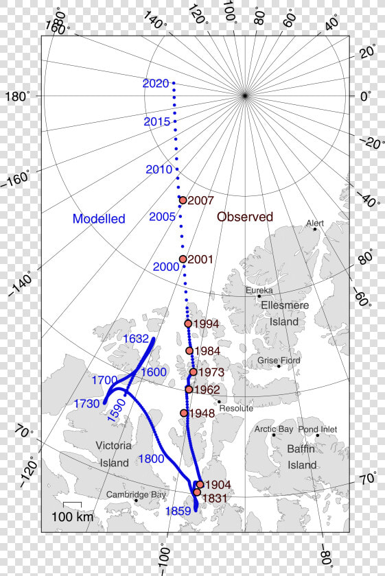 Magnetic North Pole Movement  HD Png DownloadTransparent PNG