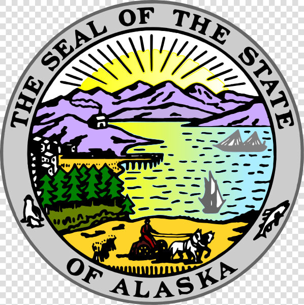 Seal Of The State Of Alaska Wooden Plaque   Seal Of State Of Alaska  HD Png DownloadTransparent PNG