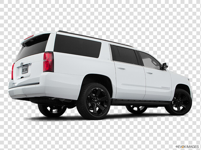 White Chevy Tahoe Rear  HD Png DownloadTransparent PNG