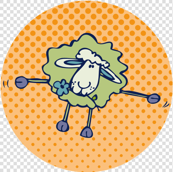 Counting Sheep Round Coaster  HD Png DownloadTransparent PNG