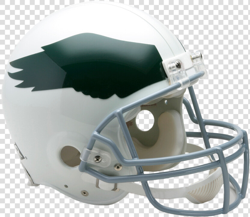 Philadelphia Eagles Authentic Full Size Throwback Helmet   Old Miami Dolphins Helmet  HD Png DownloadTransparent PNG