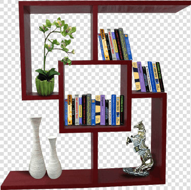 Red Small Bookshelf With Smooth Laminate Finish   Small Bookshelf Transparent Background  HD Png DownloadTransparent PNG