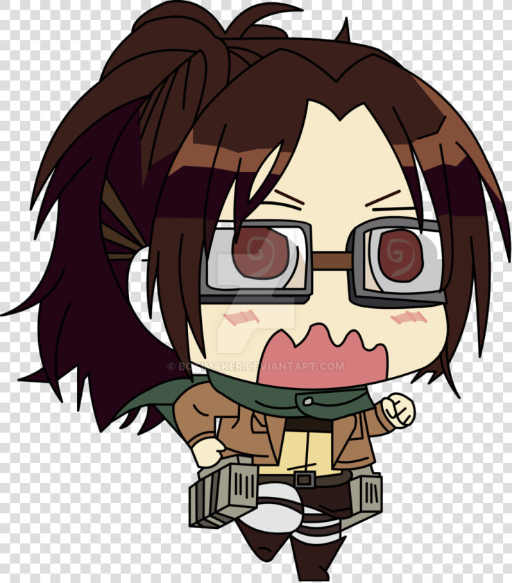 Attack On Titan Chibi Hanji Zoe By Botimaker   Attack On Titan Chibi Hanji  HD Png DownloadTransparent PNG