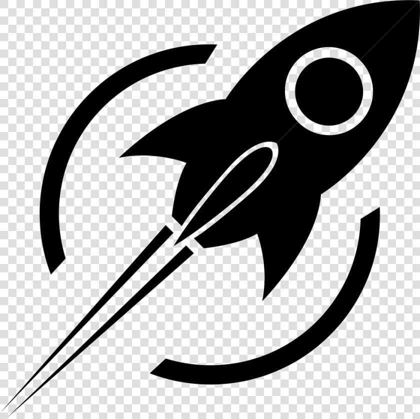 Rocket Missile   Rocket Logo Black And White  HD Png DownloadTransparent PNG