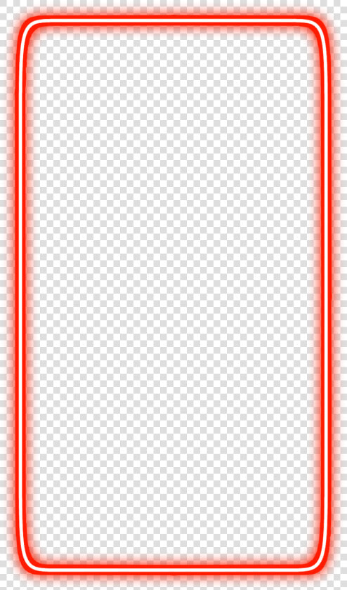  neon  rectangle  freetoedit  red  frame  border  geometric  HD Png DownloadTransparent PNG