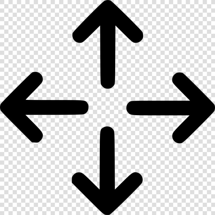 Move   Four Way Arrow Icon  HD Png DownloadTransparent PNG