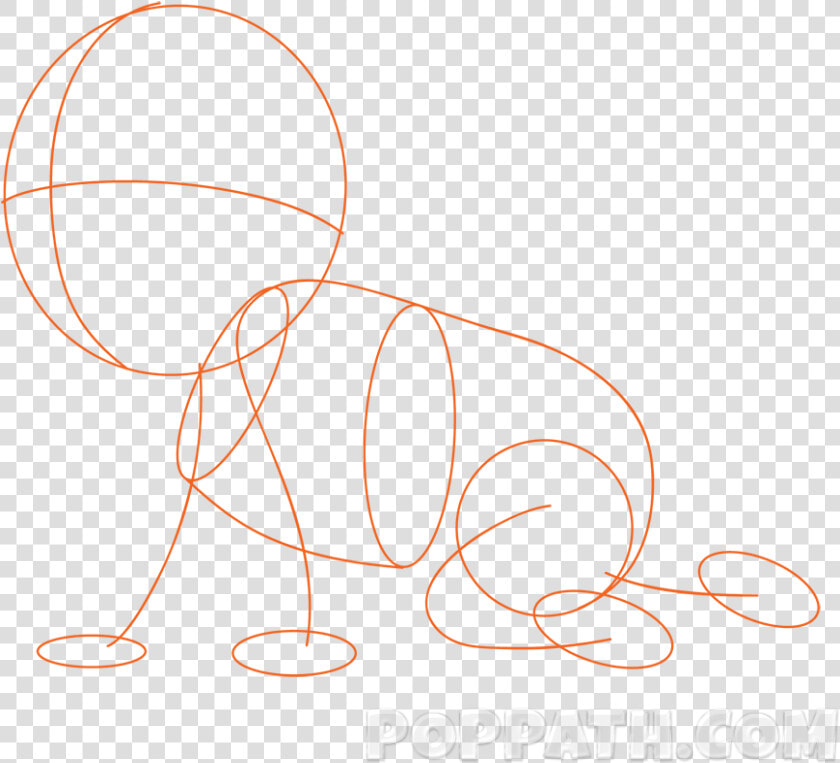 Draw A Baby Crawling  HD Png DownloadTransparent PNG